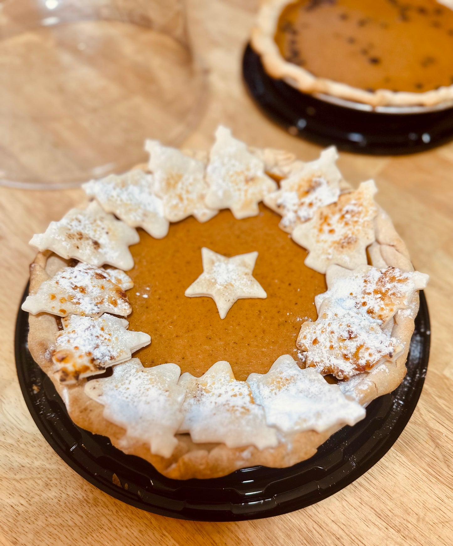 Decorated Pumpkin Pie - 9” WHOLE