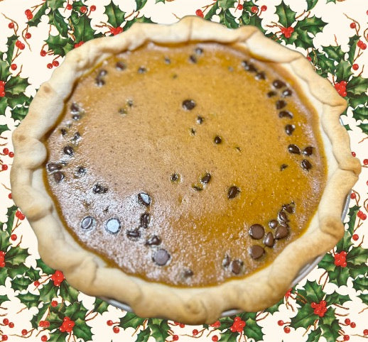 Chocolate Chip Pumpkin Pie - 9” WHOLE